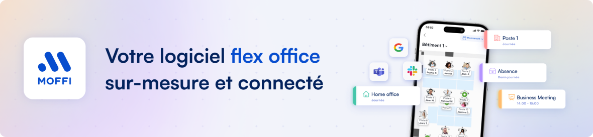 MOFFI : Outil de flex office pour les PME, ETI & grands groupes