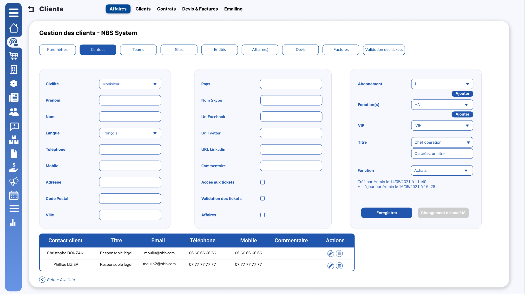 UERP CRM - Screenshot 1