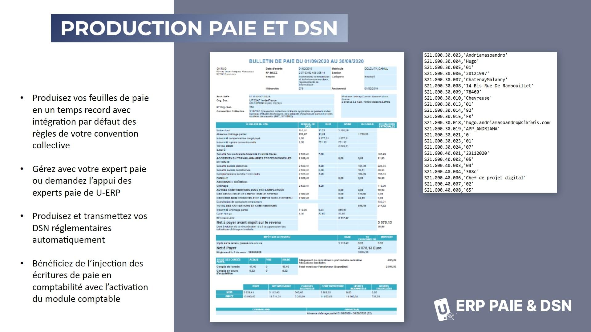 UERP PAIE - Capture d'écran 2