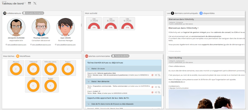 VSExperience (vse) - Dashboard