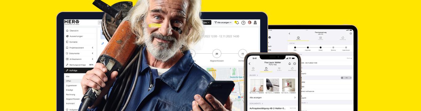 Bewertungen HERO - Die Handwerkersoftware: HERO: Die Handwerkersoftware für Profis - Appvizer