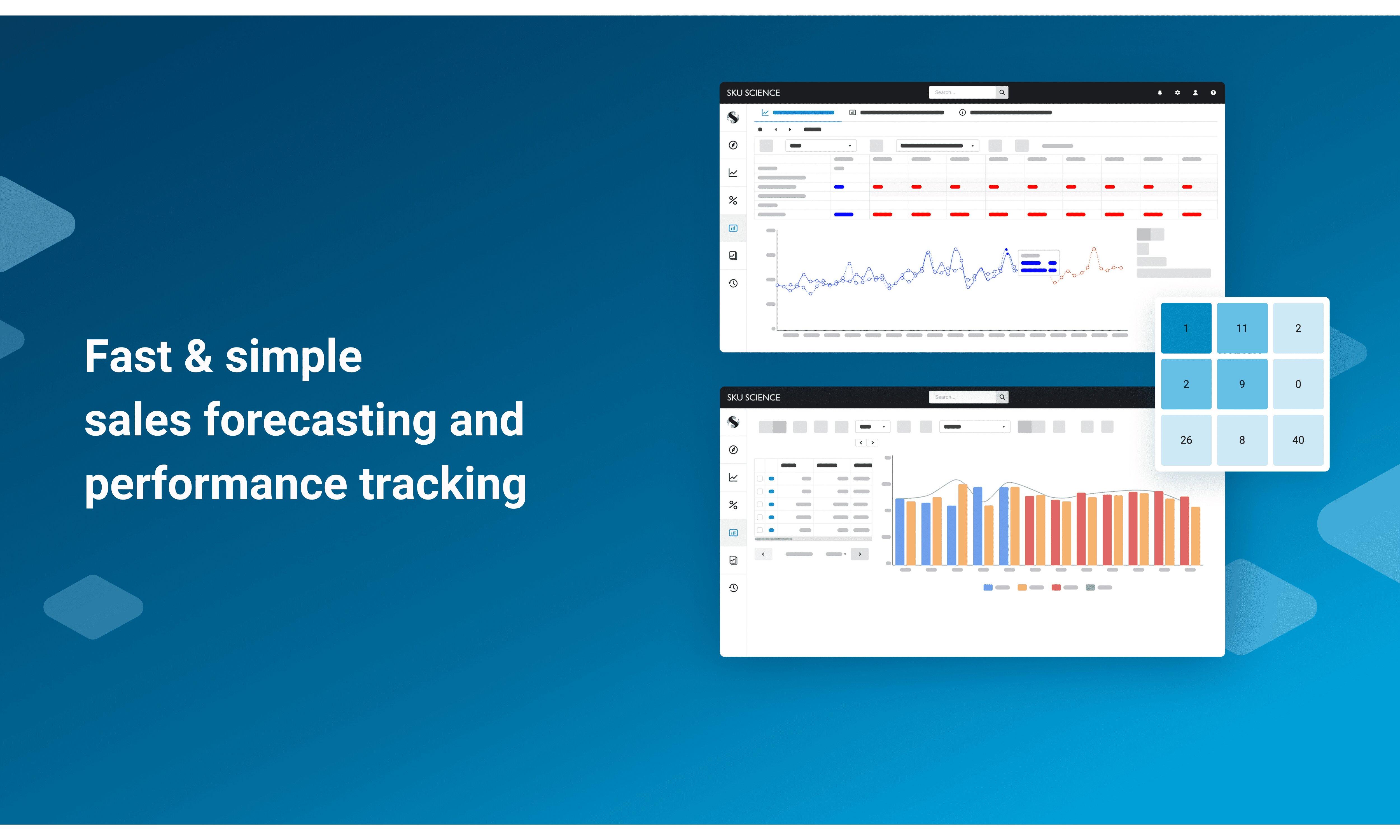 SKU Science : Sales forecasting & performance monitoring