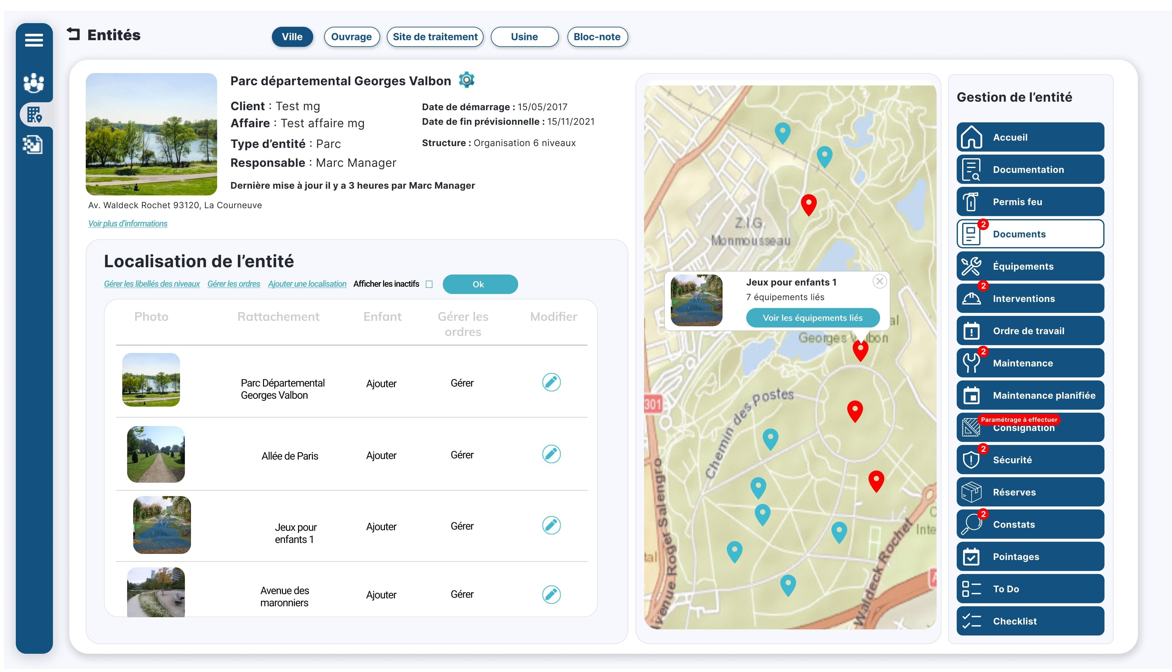 UERP ASSETS - Gestion d'actifs - Capture d'écran 1