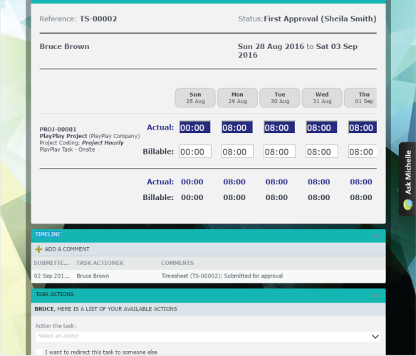 AppsForOps Timesheet - Parte de horas AppsForOps de pantalla-4