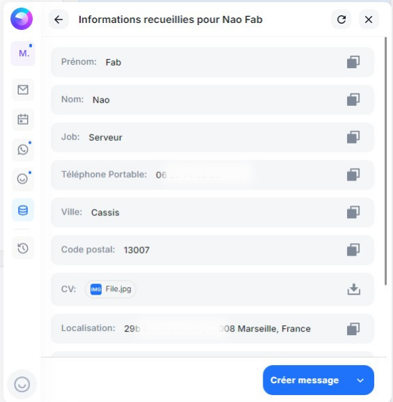 TIMEKO - Récolte d'informations des candidats et collaborateurs