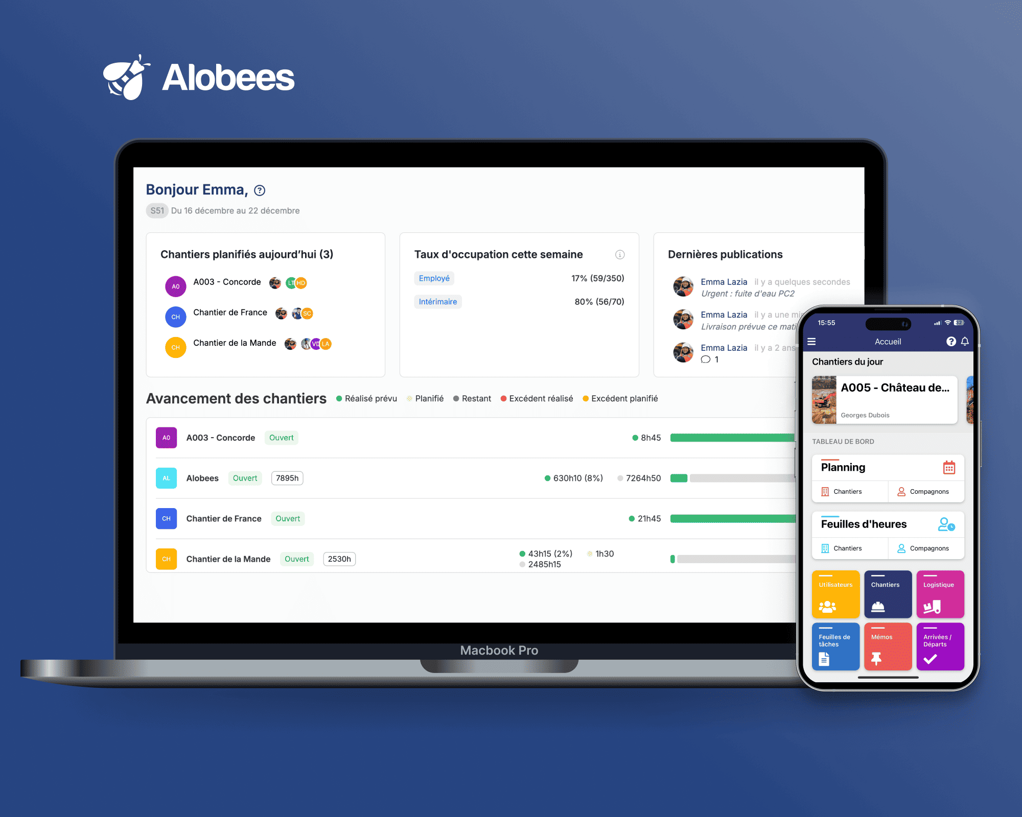 Alobees - Application web et mobile