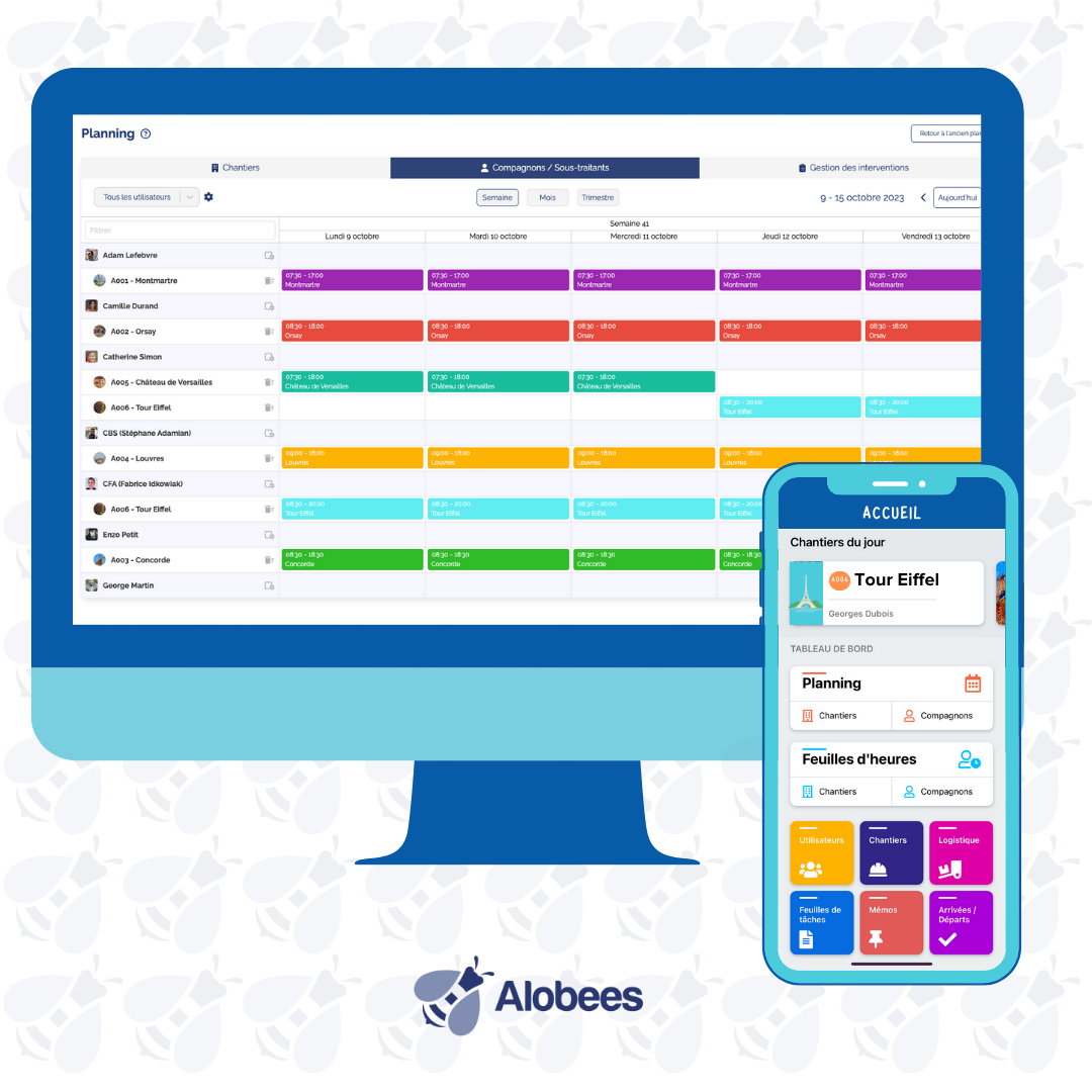 Alobees - Application web et mobile