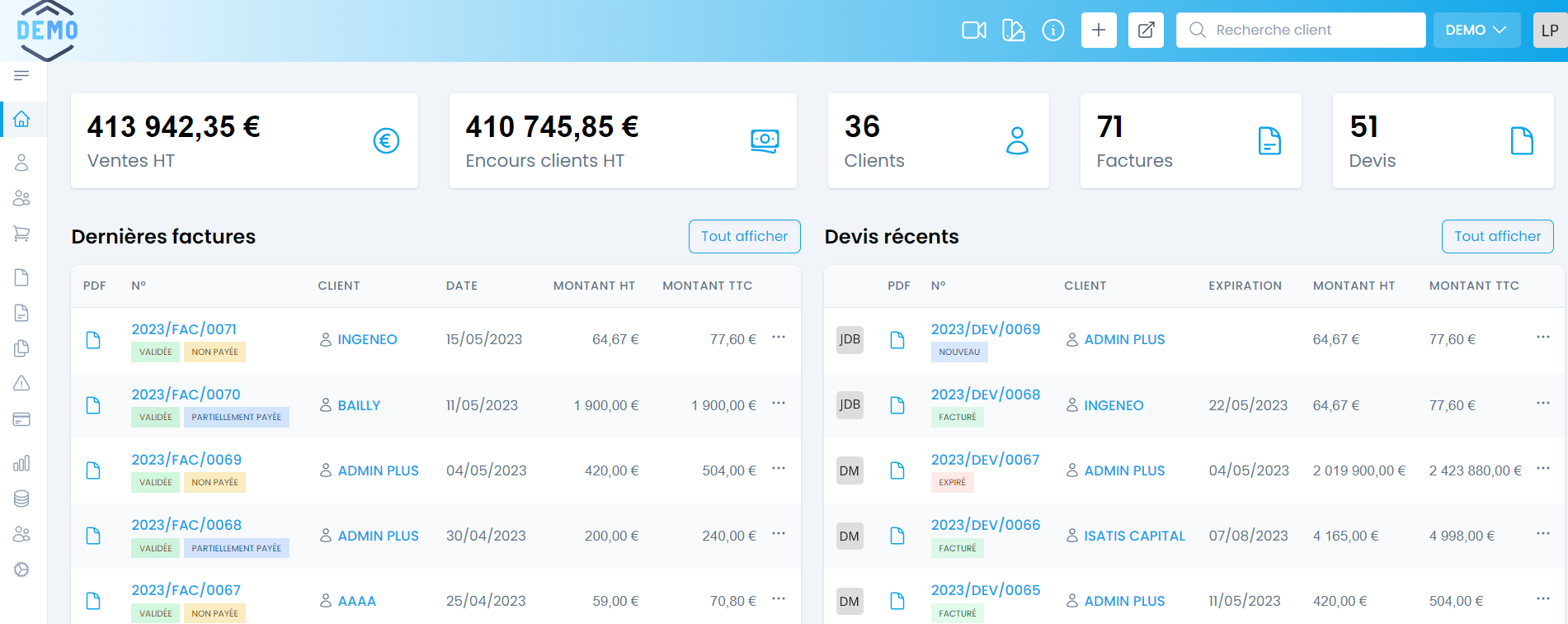 Invoicing.plus : Logiciel de facturation simple et puissant