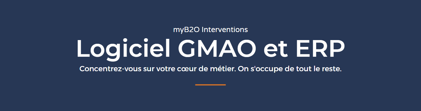 Avis myB2O Interventions : Bien plus qu'un logiciel de maintenance - Appvizer