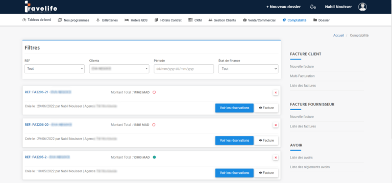 Travelife - Finance et comptabilité