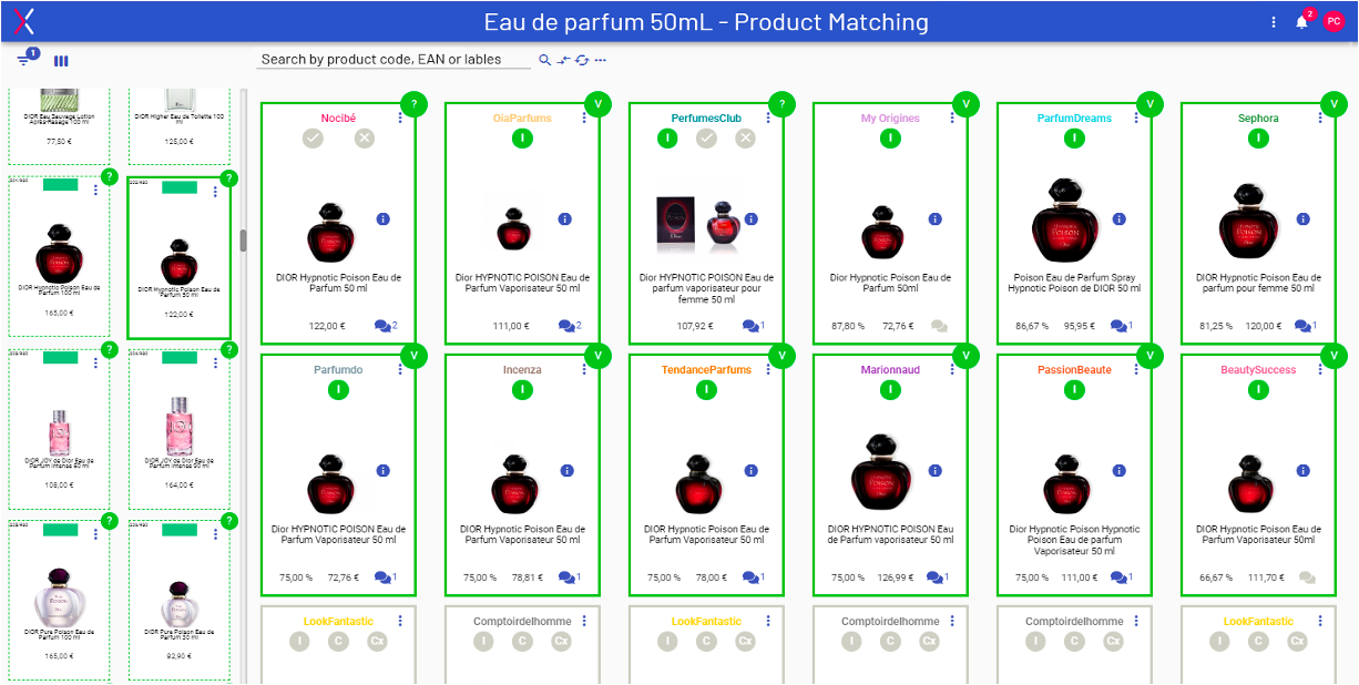 Optimix Software - Matching Produit