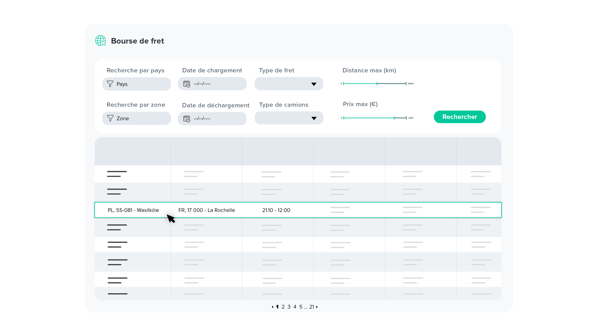 Akanea TMS ALL ROADS - Connexion aux bourses de fret