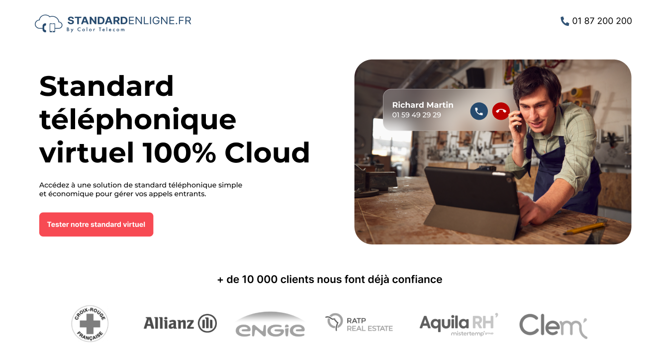 Standard en Ligne - Centralino virtuale 100% cloud