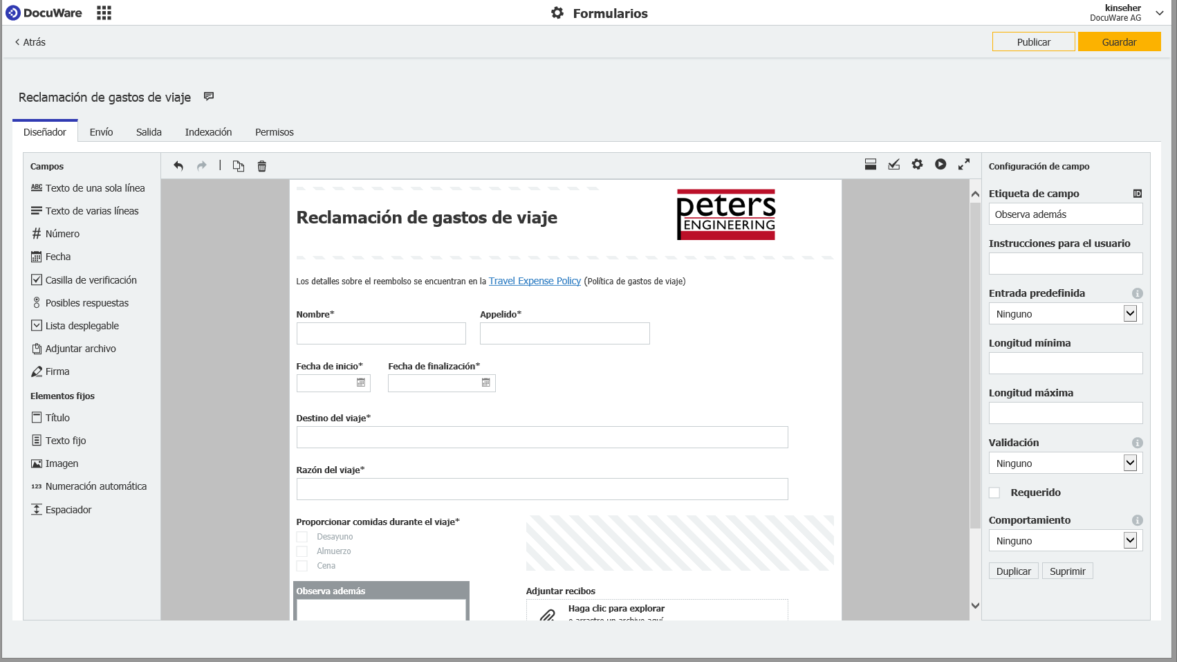 DocuWare - Formularios electrónicos