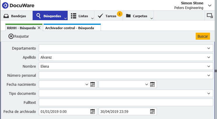 DocuWare - Búsquedas intuitivas y sencillas