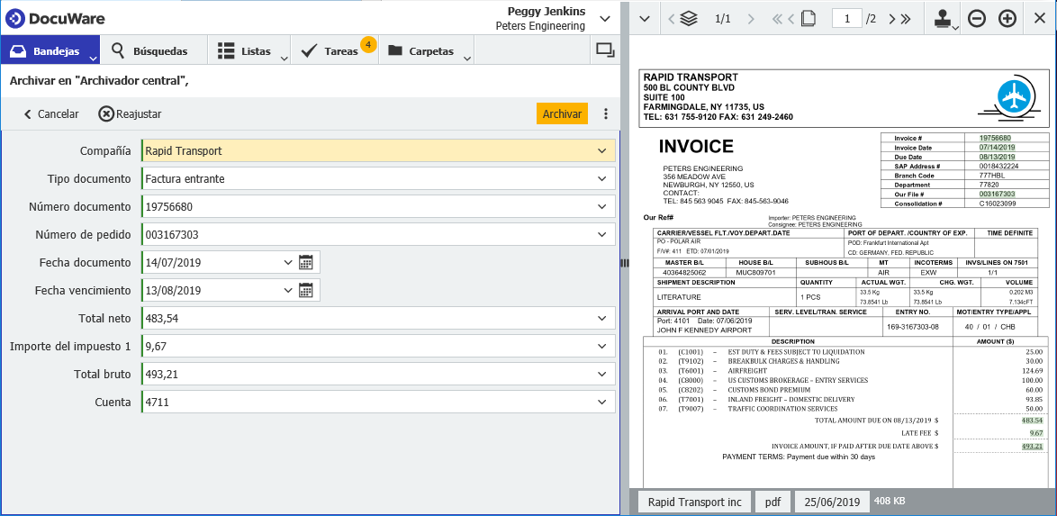 DocuWare - Archivado de documentos