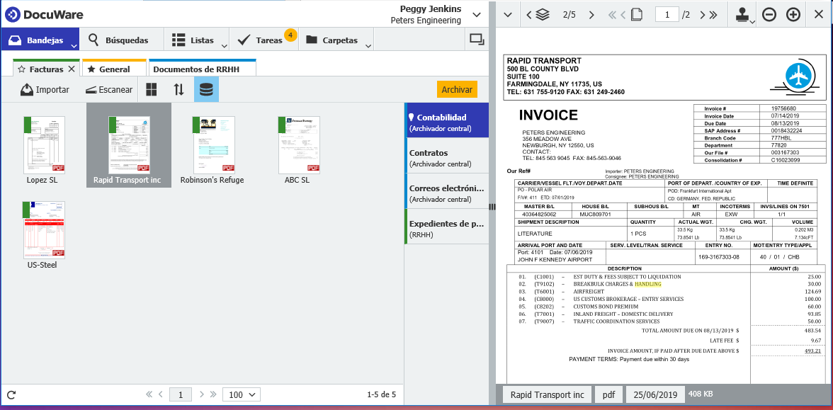 DocuWare - Repositorio de documentos