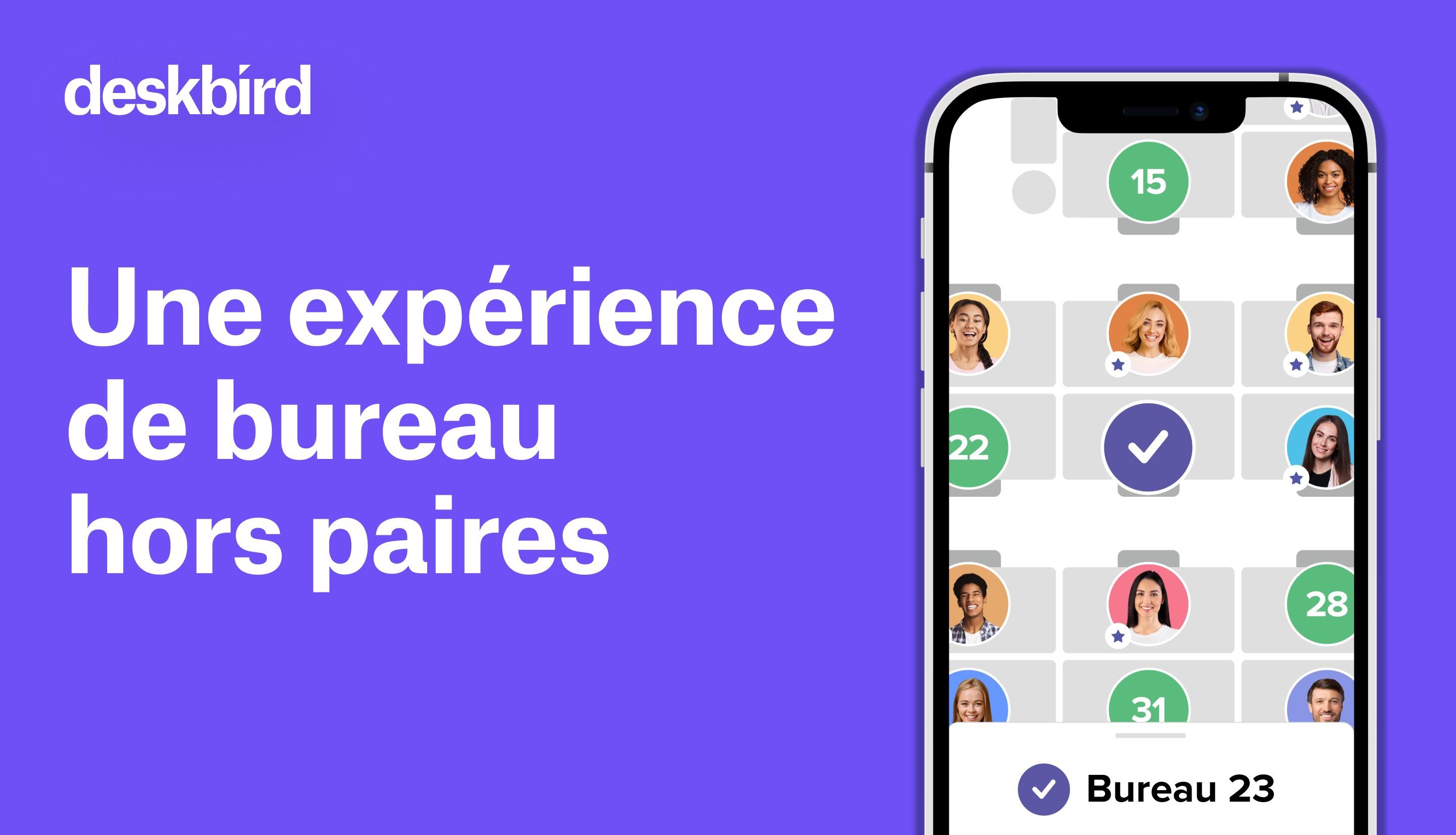 deskbird : Cliquez, réservez, travaillez