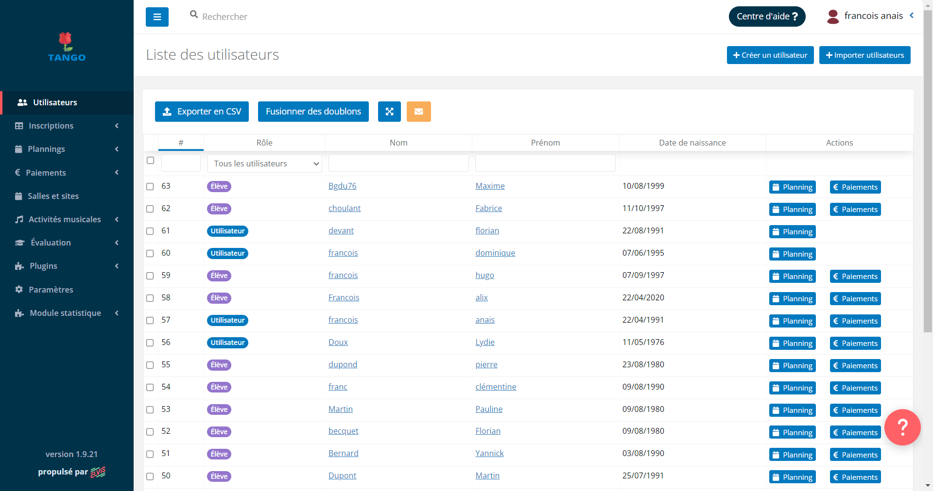 Elvis : Logiciels de gestion pour votre école de musique