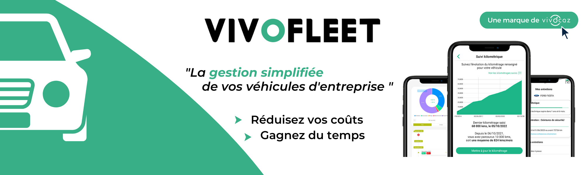 Avis VIVOFLEET : LE logiciel qui simplifie la gestion des véhicules pros - Appvizer