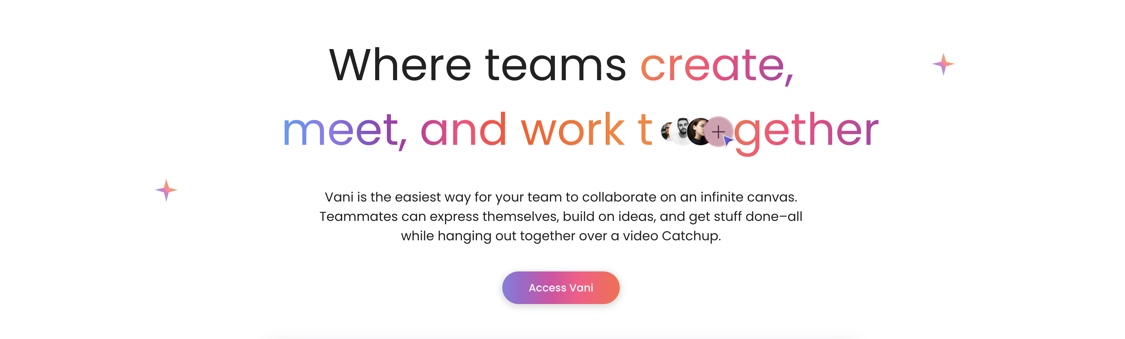 Vani : The visual collaboration platform for your team.