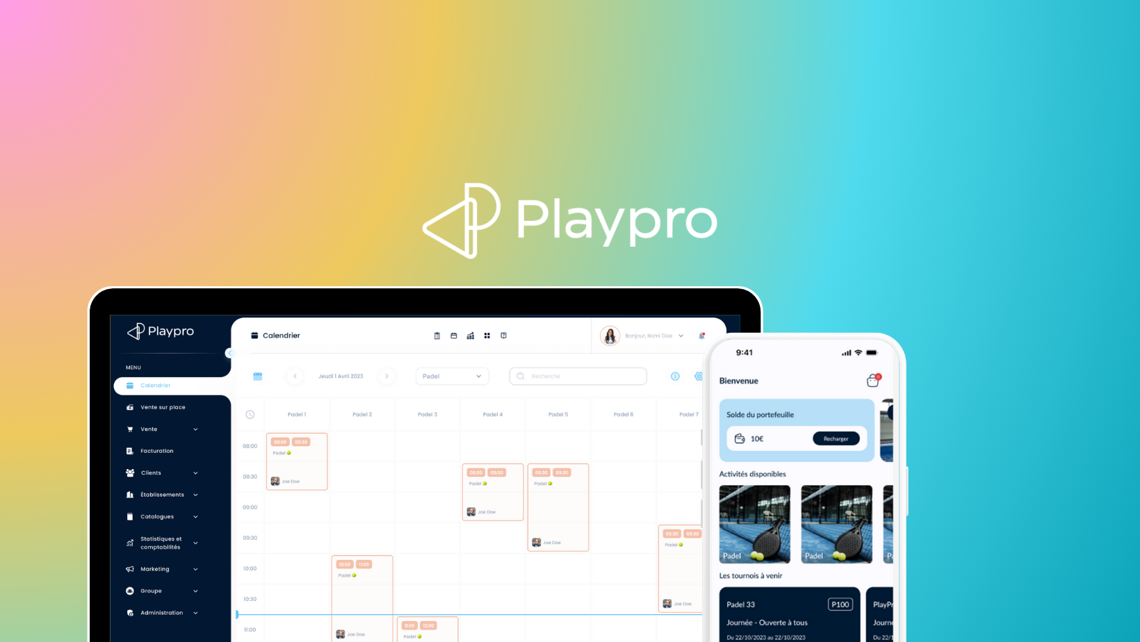 PlayPro : #1 Reservation and cash register software