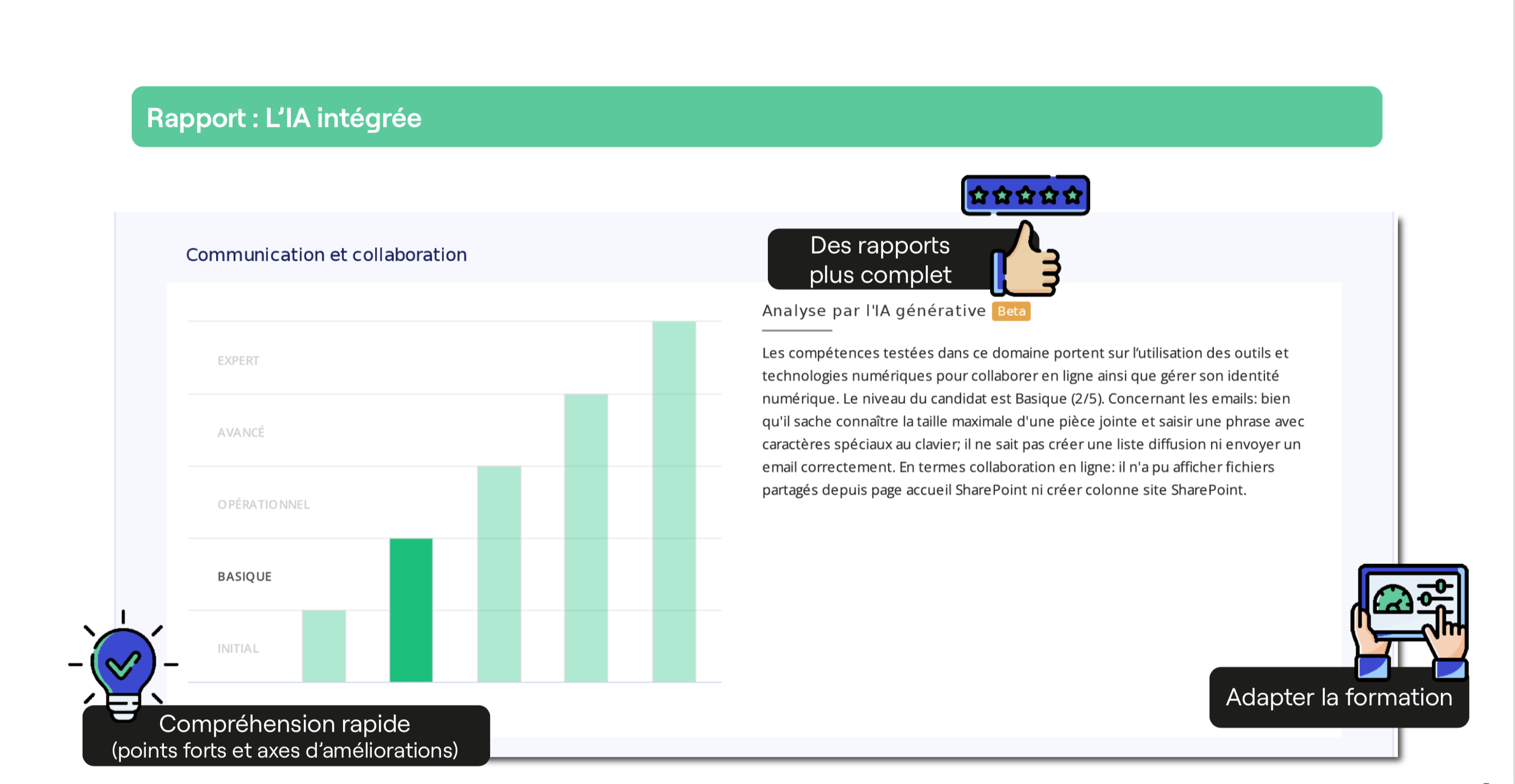 Isograd Testing Services - Des rapports de compétences complets