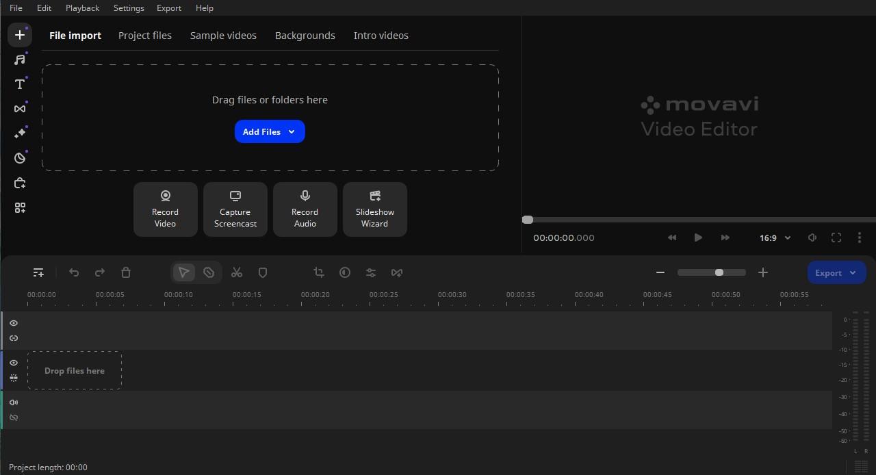 Movavi Video Editor - Capture d'écran 2