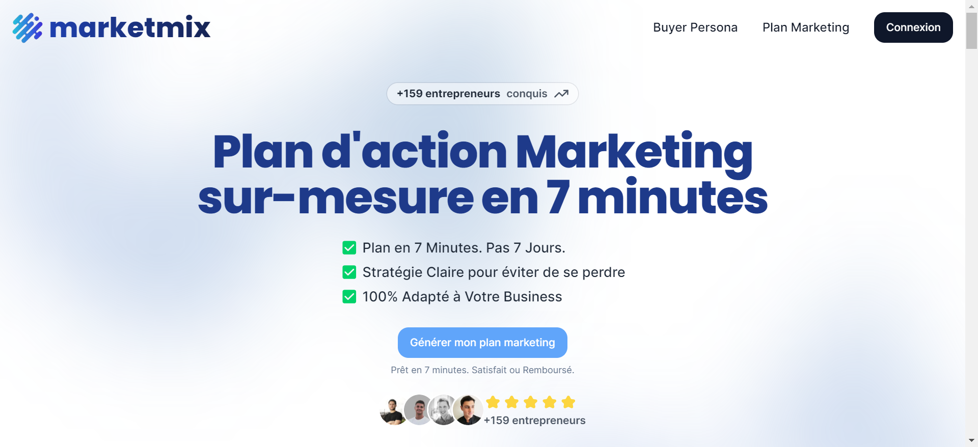 Avis MarketMix : Générateur de Plan Marketing en 7 minutes - Appvizer