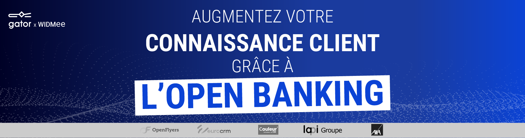 Avis gator x WIDMEE : L’Open Banking qui augmente votre connaissance client - Appvizer