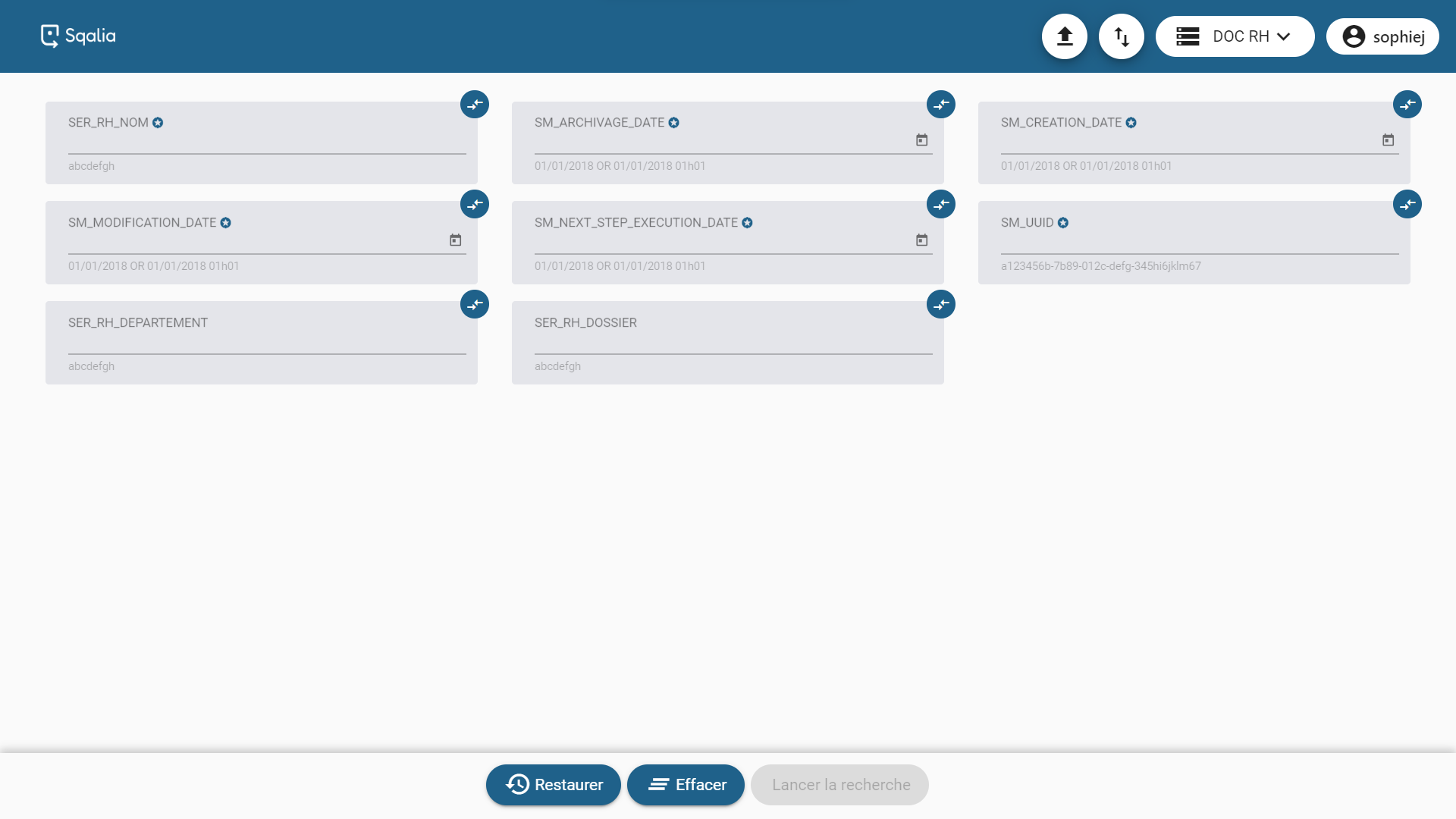 Sqalia Archive - Portail d'accueil avec recherche multicritères