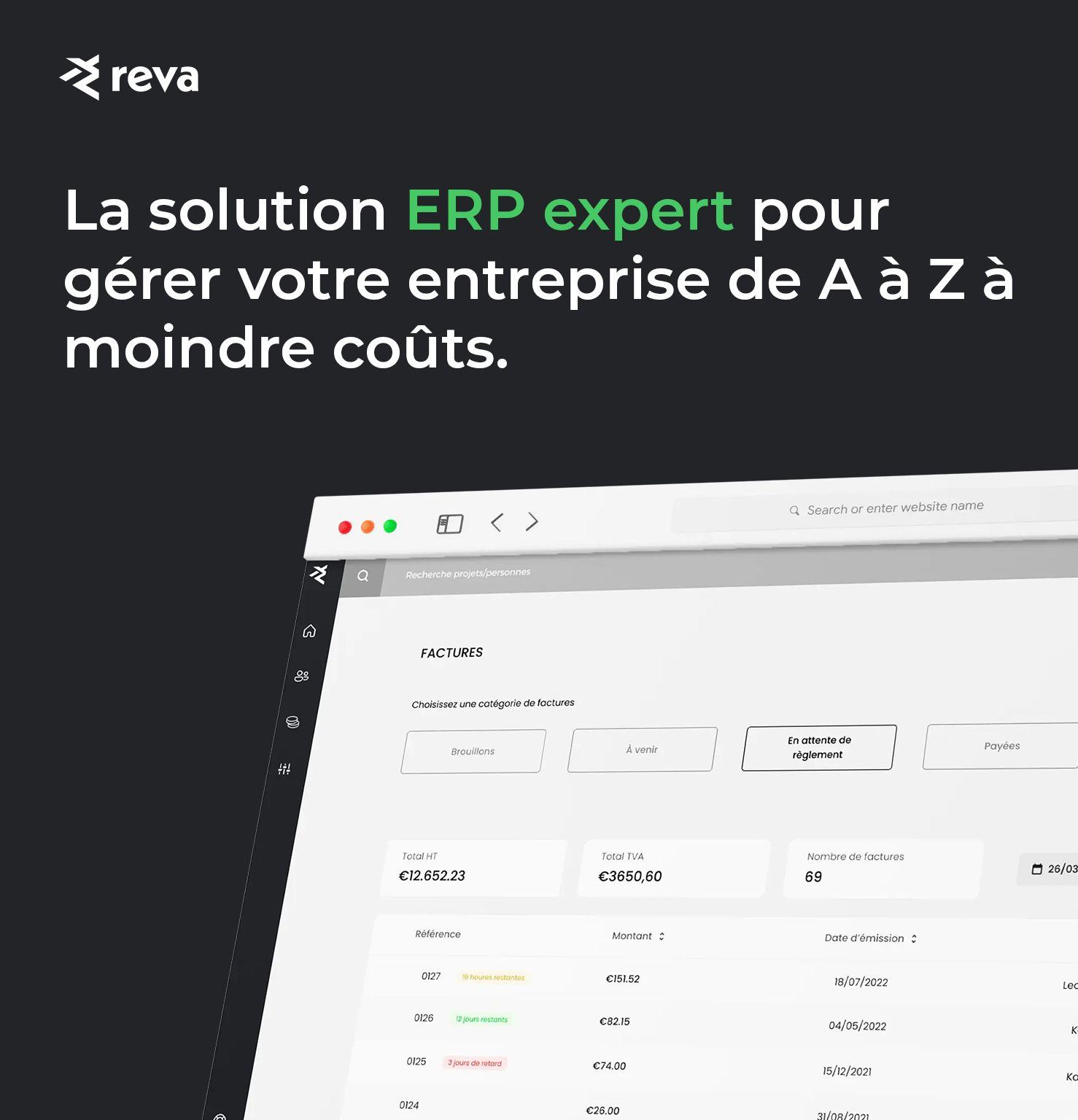 Avis Reva : Outil de GMAO spécialisée BTP et Maintenance SAV - Appvizer