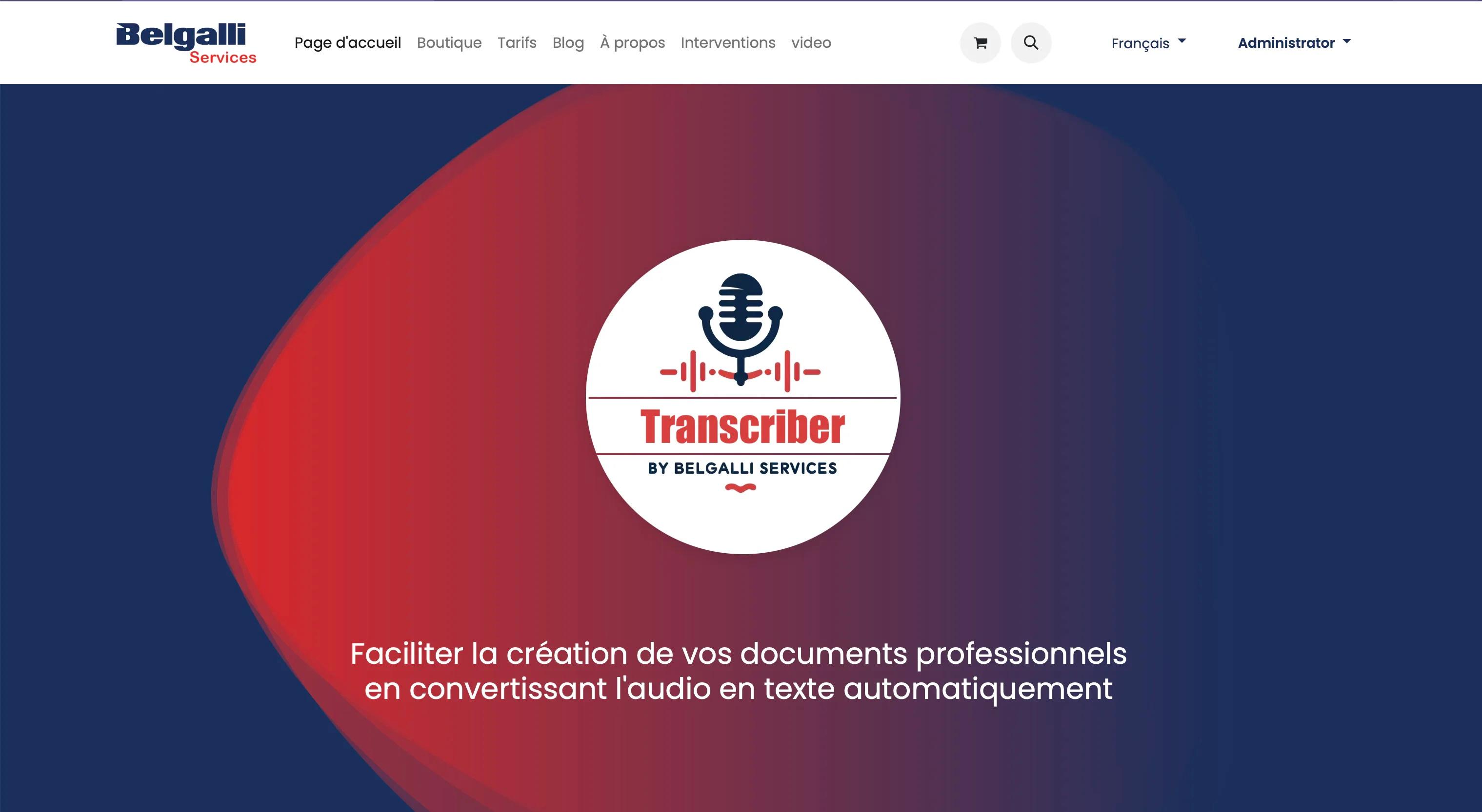 Transcriber by Belgalli Services - Capture d'écran 4