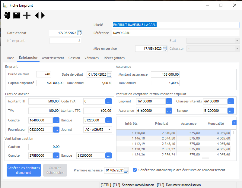 NEWXPERT - Module Emprunts