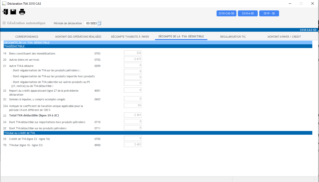 NEWXPERT - Module Déclaration de TVA