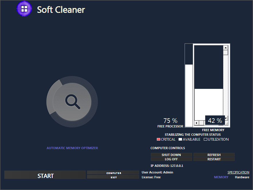 Soft Cleaner - Screenshot 1