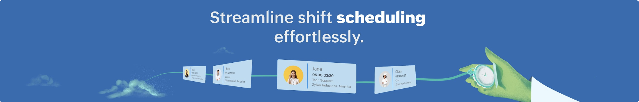 Avis Zoho Shifts : La planification et suivi du temps de travail pour tous - Appvizer