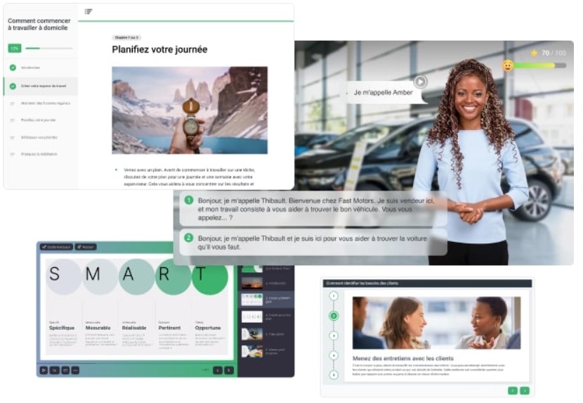 Lancez  l'e-learning en un jour avec iSpring Learn LMS