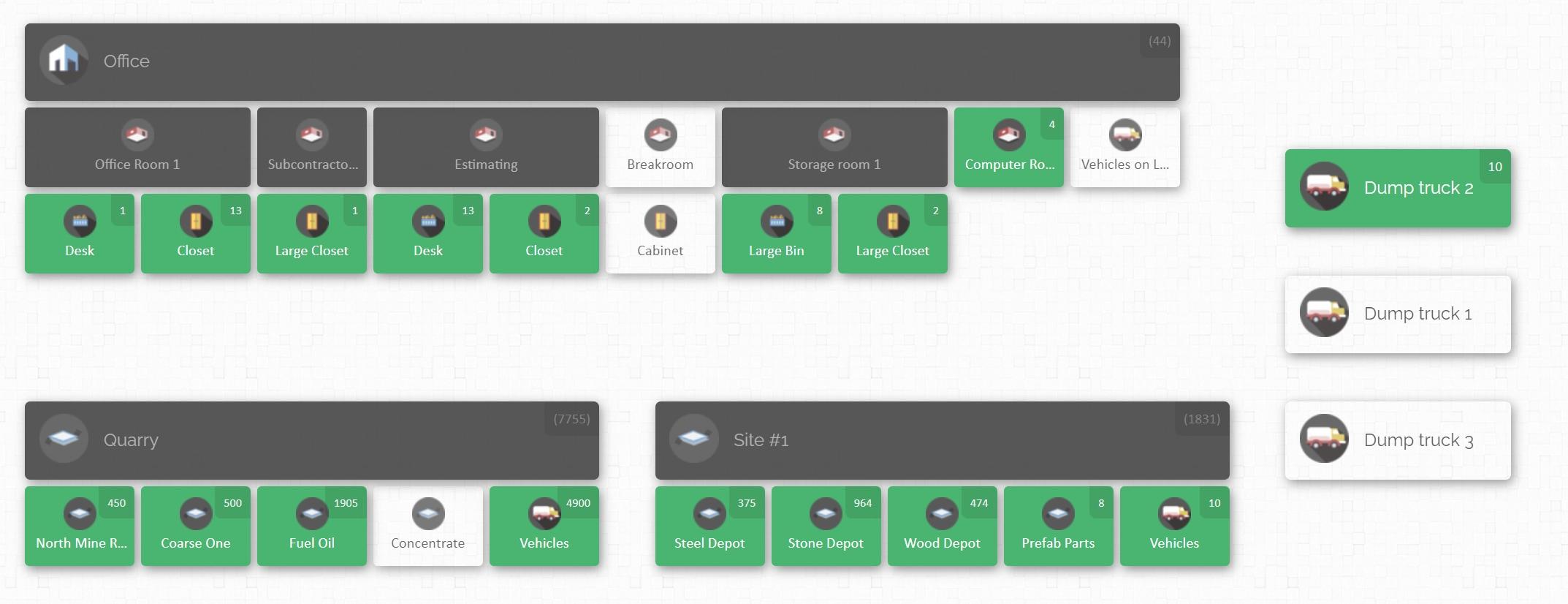 CyberStockroom - Construction Demo Map