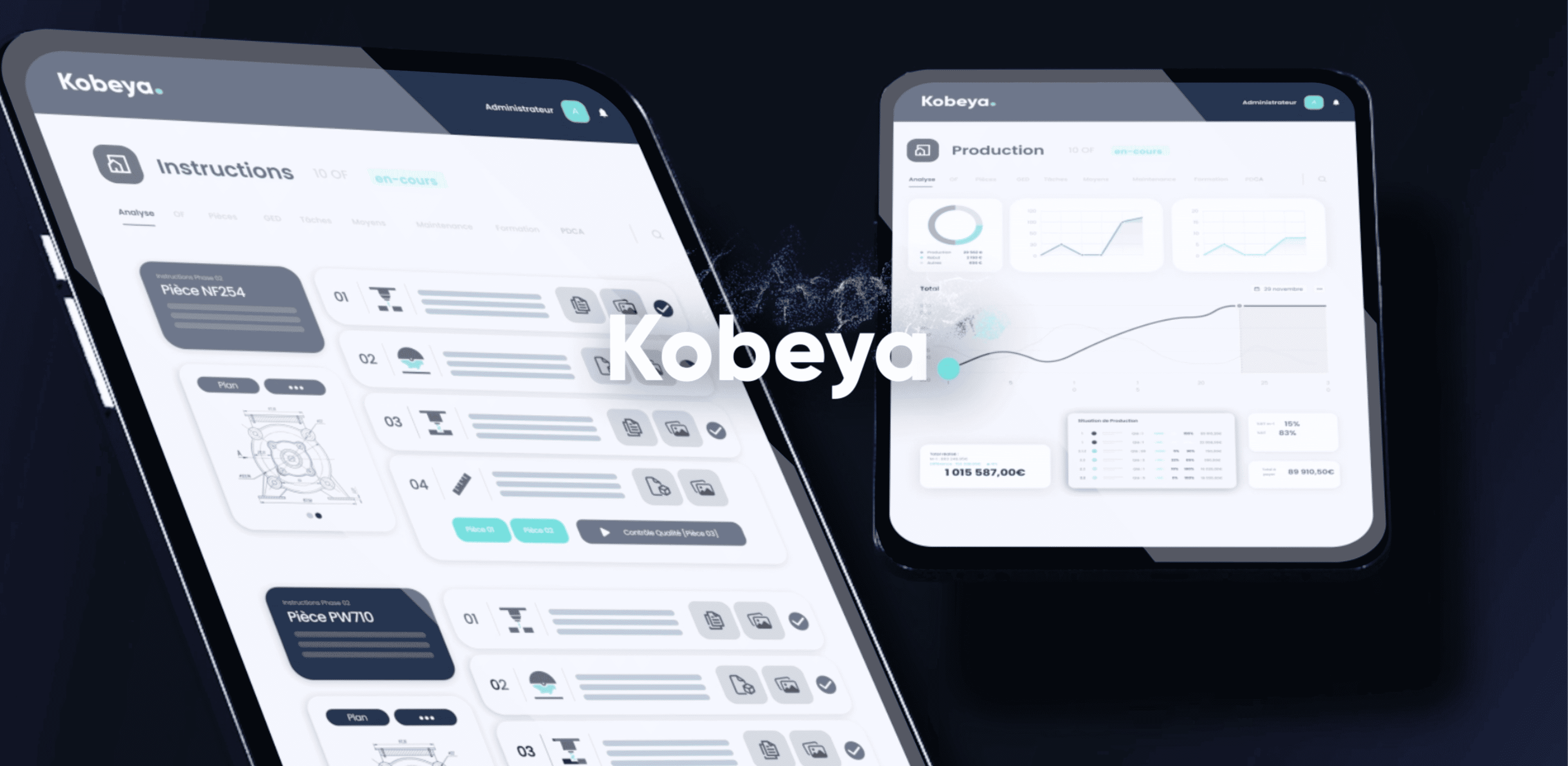 Kobeya MES : Logiciel de suivi de production et de qualité