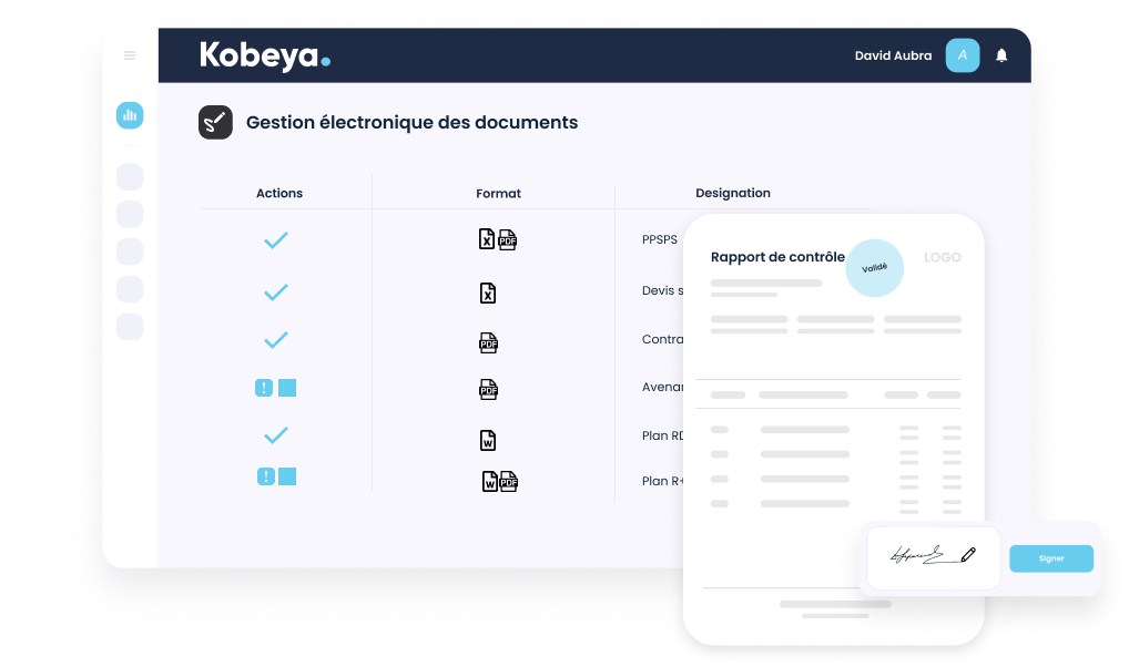 Kobeya GPAO / MES - MES gestion documentaire