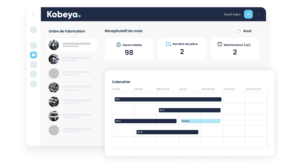 Kobeya ERP - GPAO gestion de la production