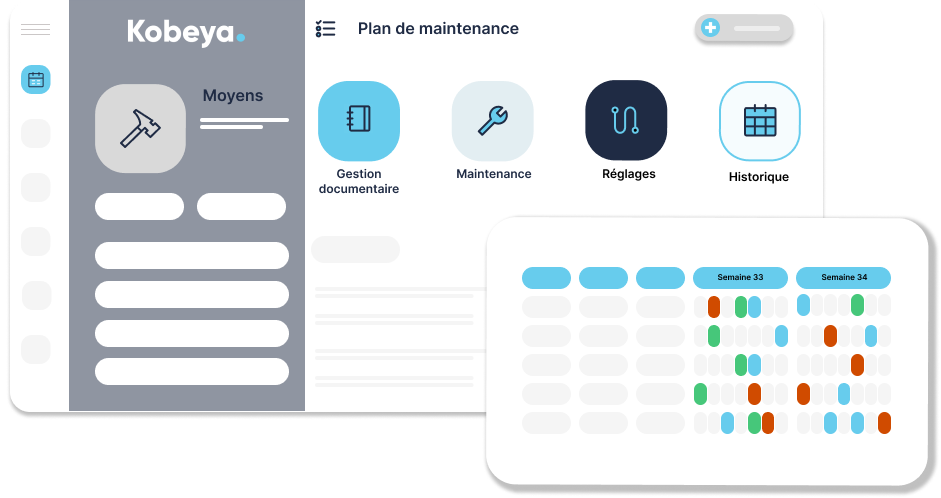 Kobeya ERP - GMAO maintenance des machines