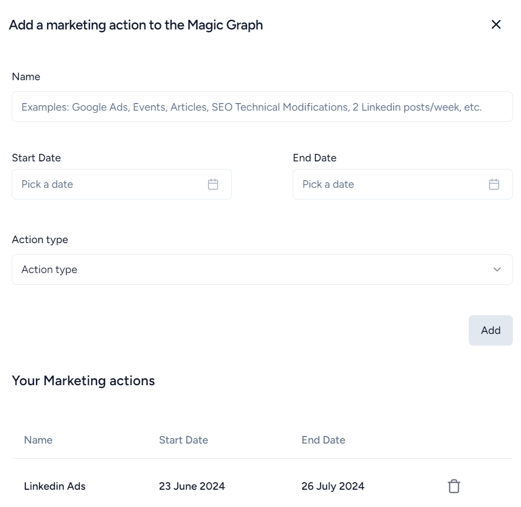 Mayze - How to add marketing actions to your MagicGraph