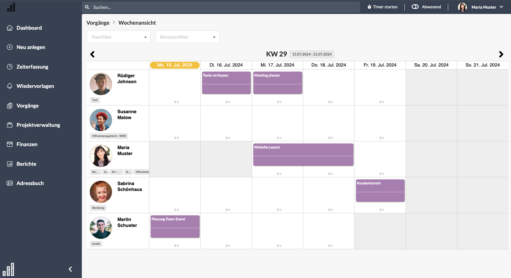 Die Agenturverwaltung - Aufgaben mit Kanban-Boards für das gesamte Team planen