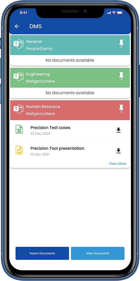 PeopleOne - intranet mobile app