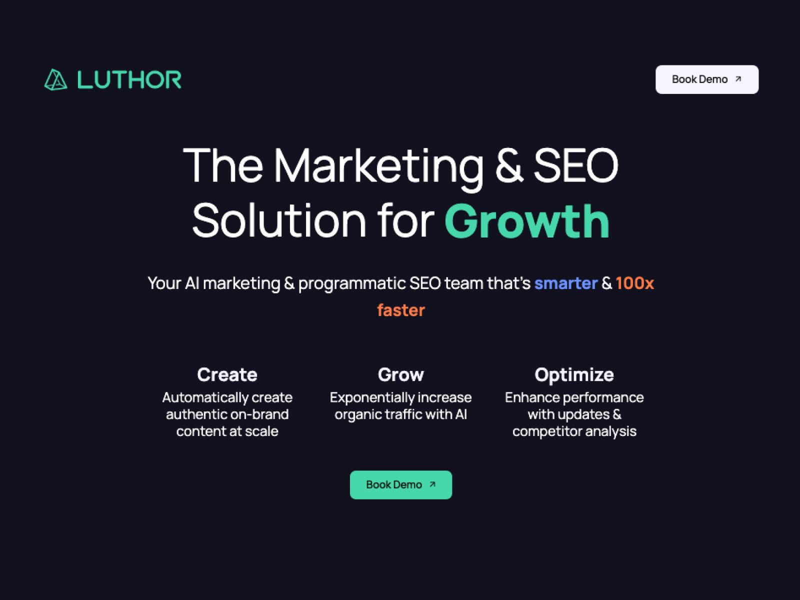 Luthor : Programmatic content marketing at scale