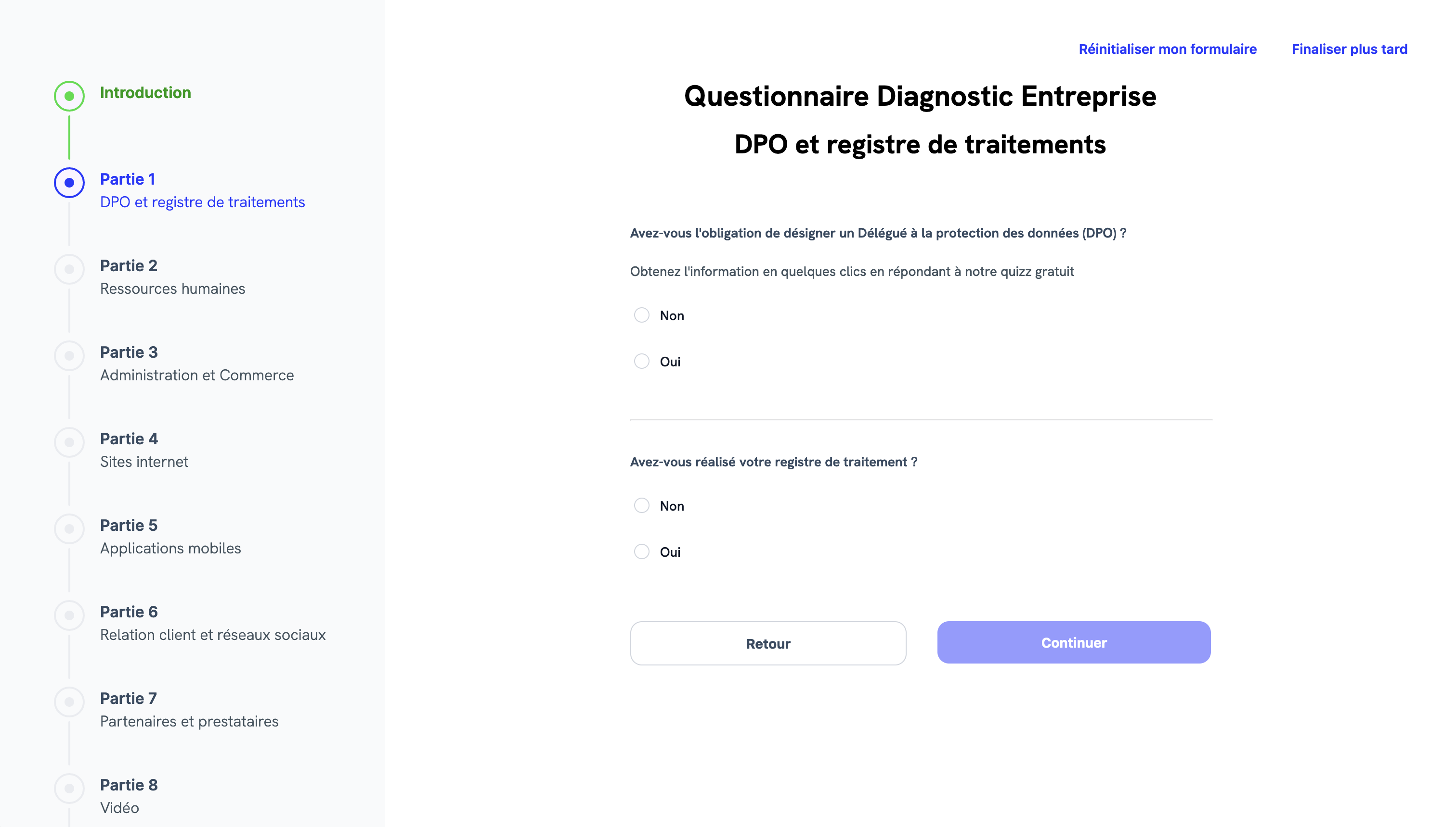 Alowa Cloud - Formulaire de diagnostic