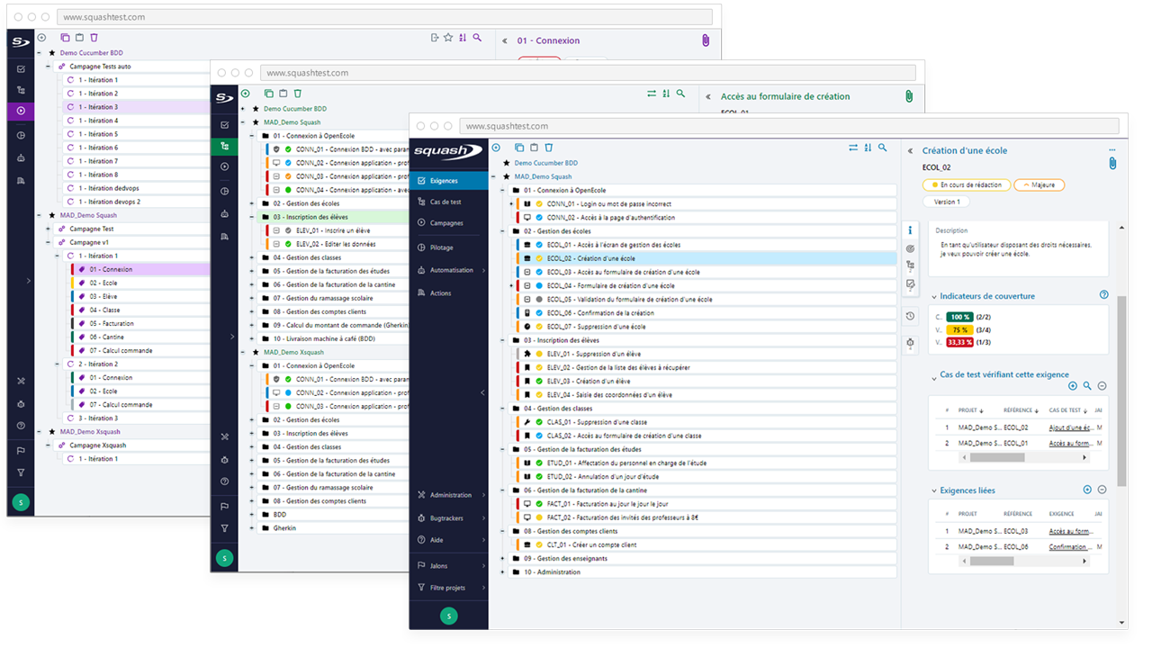 Squash : Management des tests incluant automatisation et CI/CD