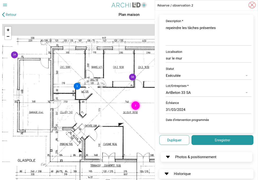 Avis ArchiLid : Simplifiez la gestion de vos chantiers - Appvizer